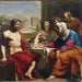 Jupiter en Mercurius bij Philemon en Baucis - Andrea Appiani — gepresenteerd in een interieur