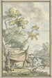 Landscape painting with waterfall - Jurriaan Andriessen — artwork view