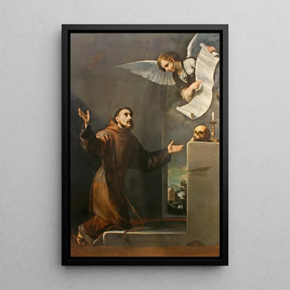 Jusepe de Ribera - Saint Francis Receives The Seven Privileges From The Angel.webp