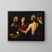 Salomé met het hoofd van Johannes de Doper - Jusepe de Ribera — ingelijst kunstwerk aan de muur