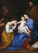 La Sainte Famille avec les saintes Anne et Catherine d'Alexandrie - Jusepe de Ribera — weergave van het kunstwerk