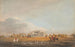 De jachtvergadering van Ootacamund bij M. Chalmers in Gindy Madras 1845 - Justinian Gantz — weergave van het kunstwerk