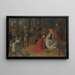 L'Adoratie der wijzen - Juste de Gand — ingelijst kunstwerk aan de muur