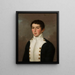 van het portret van de zoon van Henryk Doboli - Józef Ignacy Łukaszewicz — ingelijst kunstwerk aan de muur