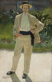 Portret van Stanisław Czajkowski, schilder, broer van de kunstenaar - Józef Czajkowski — weergave van het kunstwerk