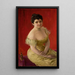 Portret van een dame - Józef Męcina-Krzesz — ingelijst kunstwerk aan de muur