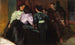 Schets voor de schilderij Conversation - Józef Mehoffer — weergave van het kunstwerk