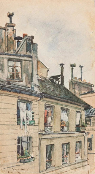 Jzef Mehoffer - View from the window of Jzef Mehoffer and Stanisaw Wyspiaskis studio in Paris.webp