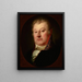 Portrait Painting of Szymon Malewski - Józef Oleszkiewicz — framed artwork on a wall