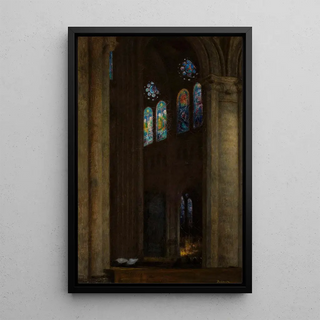 Jzef Pankiewicz - Interior of the cathedral in Chartres.webp