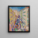 Rue de Madrid - Józef Pankiewicz — ingelijst kunstwerk aan de muur