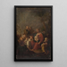 De Christus zegent de kinderen - Józef Pitschmann — ingelijst kunstwerk aan de muur