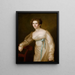 Portret van Apolonia Kamińska en Sokołowska - Józef Rejchan — ingelijst kunstwerk aan de muur