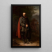 Portrait de Ludwik Mycielski - Józef Simmler — ingelijst kunstwerk aan de muur