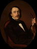 Portret van Nikodem Biernacki - Józef Simmler — weergave van het kunstwerk