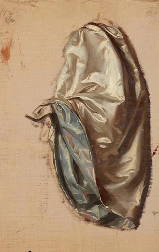 Jzef Simmler - Study of a Lady with a Lutes Robe Study to the Painting Upbringing of Sigismund Augustus.webp