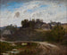 Village polonais - Józef Szermentowski — weergave van het kunstwerk