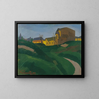 Jzsef Nemes Lamprth - On the Slopes of Gellrt Hill.webp