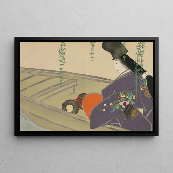 Kamisaka Sekka - Asazuma in Her Boat Asazumabune.webp