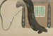 pruimenboom onder de overhang - Kamisaka Sekka — weergave van het kunstwerk