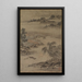 Agriculture et élevage de buffles en été - Kanō Hideyori — ingelijst kunstwerk aan de muur