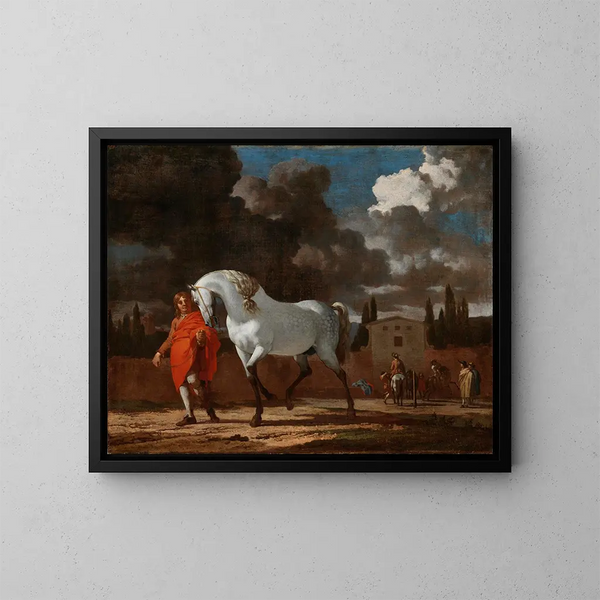 L'École de cavalerie - Karel Dujardin — framed artwork on a wall