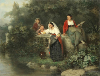 Karel Frans Philippeau - Waiting for a nibble.webp