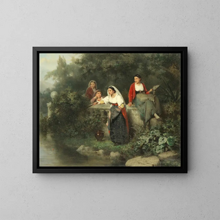 Karel Frans Philippeau - Waiting for a nibble.webp