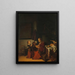 Klein ontbijt - Karel Slabbaert — ingelijst kunstwerk aan de muur