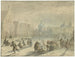 Galgewater à Leyde avec divertissements sur glace - Karel Slabbaert — weergave van het kunstwerk