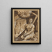 De goede dief - Karel van Mander — ingelijst kunstwerk aan de muur