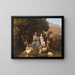 Homerus zingt - Karl Becker — ingelijst kunstwerk aan de muur