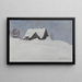 Winterlandschap - Karl Biese — ingelijst kunstwerk aan de muur