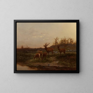 Karl Bodmer - At the Watering Hole.webp