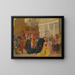Studie voor de terugkeer van paus Pius IX naar Rome in 1850 - Karl Bryullov — ingelijst kunstwerk aan de muur