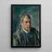 Autoportrait - Karl Dillinger — ingelijst kunstwerk aan de muur