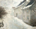 Sneeuw smeltend - Karl Dornberger — weergave van het kunstwerk