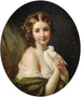 Jonge vrouw met een duif - Karl Friedrich Johann von Müller — weergave van het kunstwerk