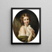 Jonge vrouw met een duif - Karl Friedrich Johann von Müller — ingelijst kunstwerk aan de muur