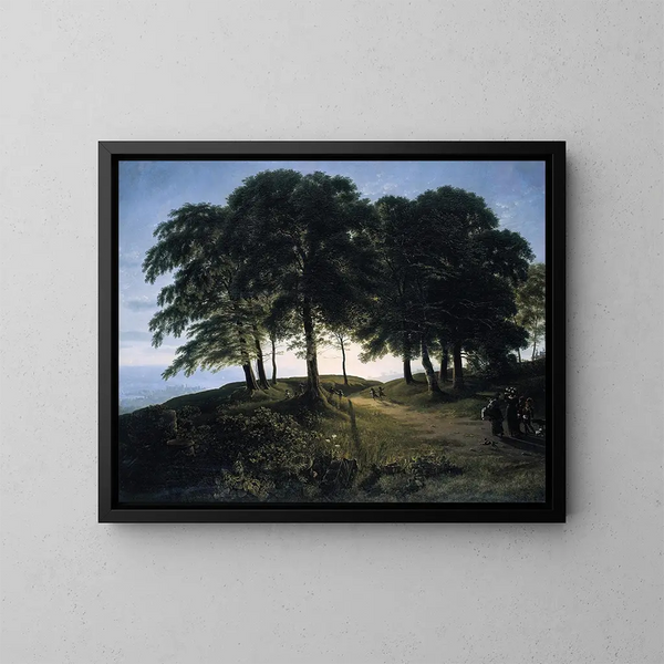 Morning Painting - Karl Friedrich Schinkel — framed artwork on a wall