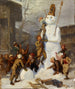 De sneeuwman - Karl Girardet — weergave van het kunstwerk