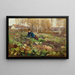 Peasant in the Beet Field - Karl Hagemeister — framed artwork on a wall