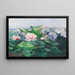 Water Lilies - Karl Hagemeister — framed artwork on a wall