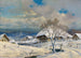 Winter Landscape Painting - Karl Hauptmann — artwork view