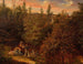 Boslandschap met familie en kinderen - Karl Joseph Aloys Agricola — weergave van het kunstwerk