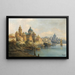 Een havenstad - Karl Kaufmann — ingelijst kunstwerk aan de muur