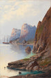 Landschap van fjord - Karl Kaufmann — weergave van het kunstwerk