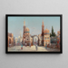 Animatie in een oosterse stad - Karl Kaufmann — ingelijst kunstwerk aan de muur