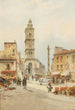 Place à Capoue en Italië - Karl Kaufmann — weergave van het kunstwerk
