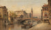 Venetië kanaalmotief - Karl Kaufmann — weergave van het kunstwerk